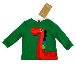 NWT Fred's World 0-3M Organic Hello Dino Tee